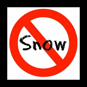 no snow
